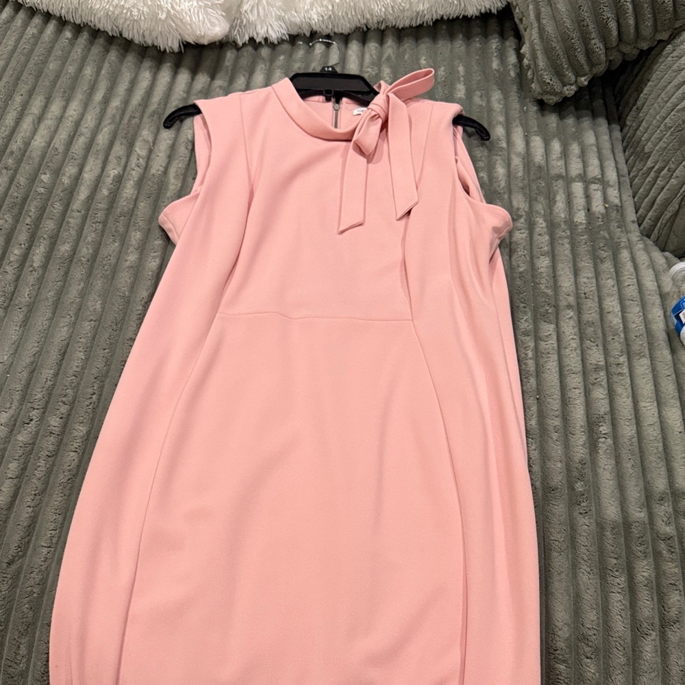 Calvin Klein Blush Pink Midi Dress